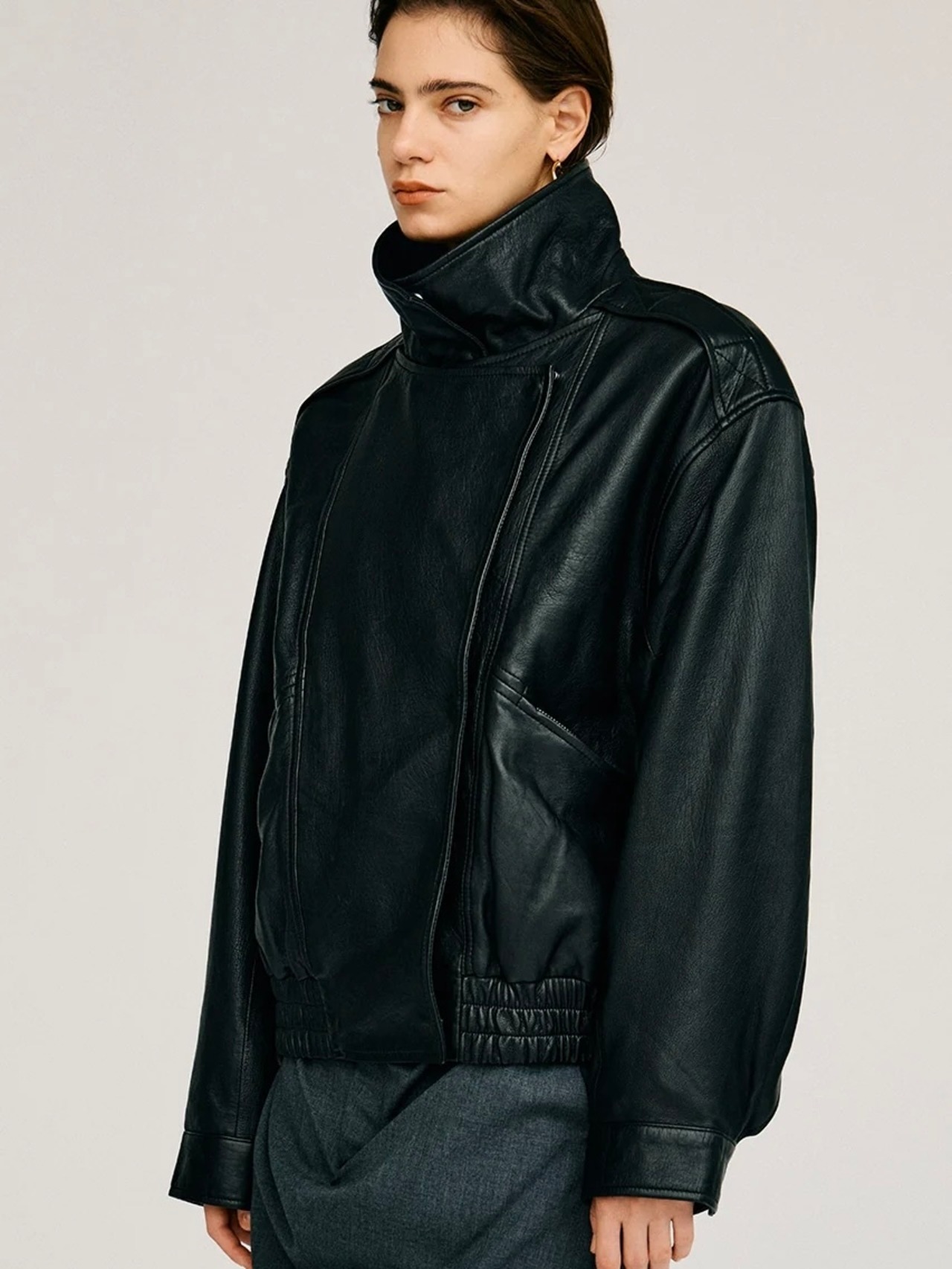 【26AW | WOMEN】PRANK PROJECT プランクプロジェクト / レザージャケット / Sheep Leather Bomber Jacket　31262216101　 - 6