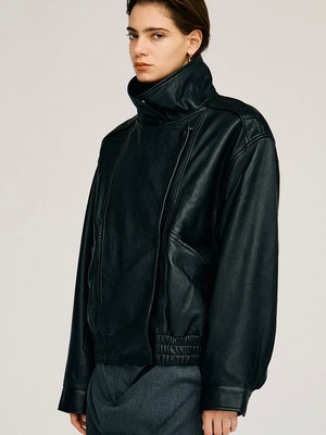 【26AW | WOMEN】PRANK PROJECT プランクプロジェクト / レザージャケット / Sheep Leather Bomber Jacket　31262216101　