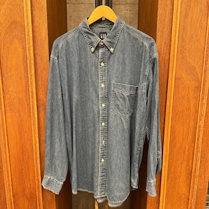 90S GAP DENIM B.D SHIRT L ⑧