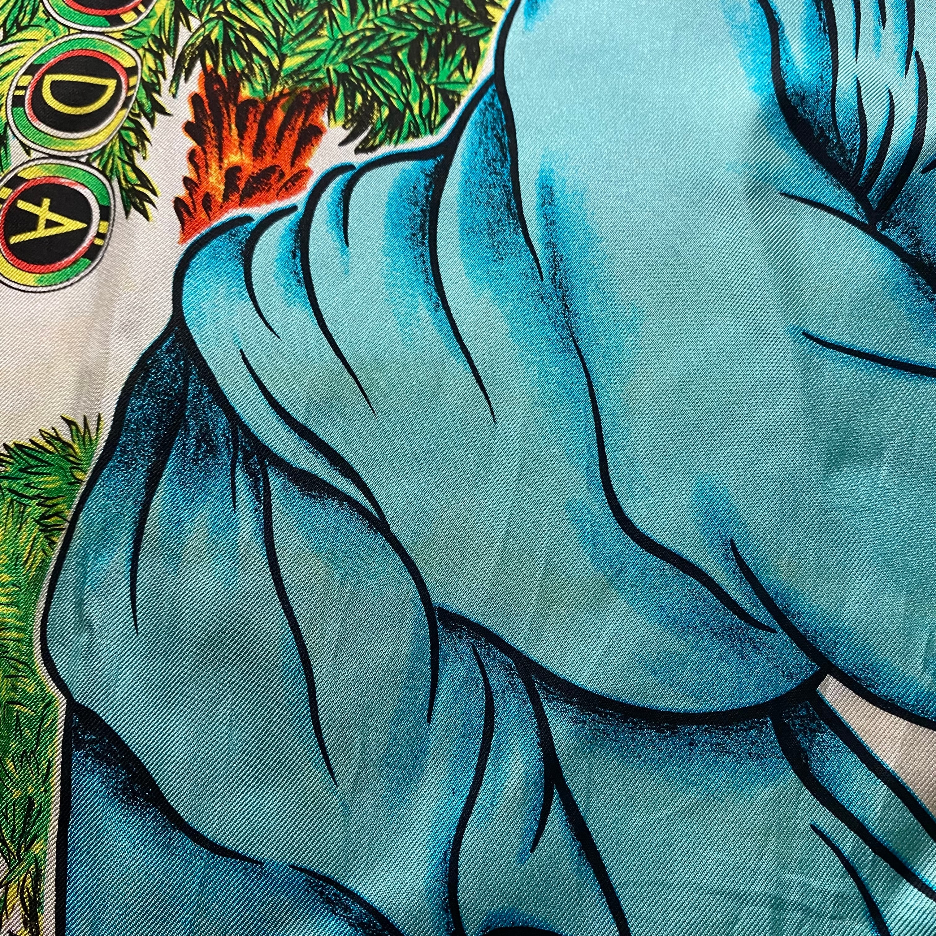 vintage GIANNI VERSACE silk shirt “HARLEQUIN” | NOIR ONLINE