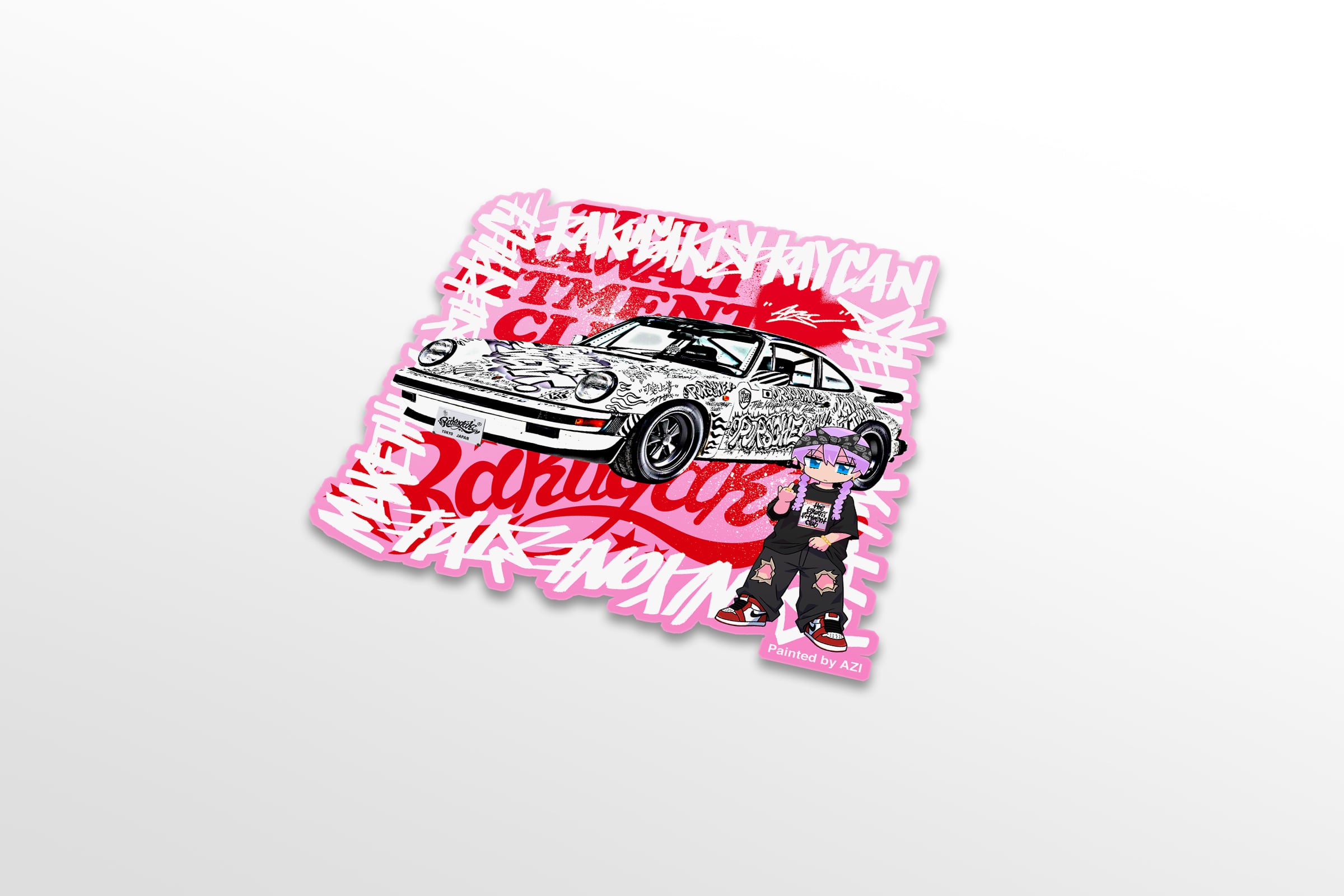 KF BOX sticker AZI × KAWAIIFITMENT. | KAWAII FITMENT.