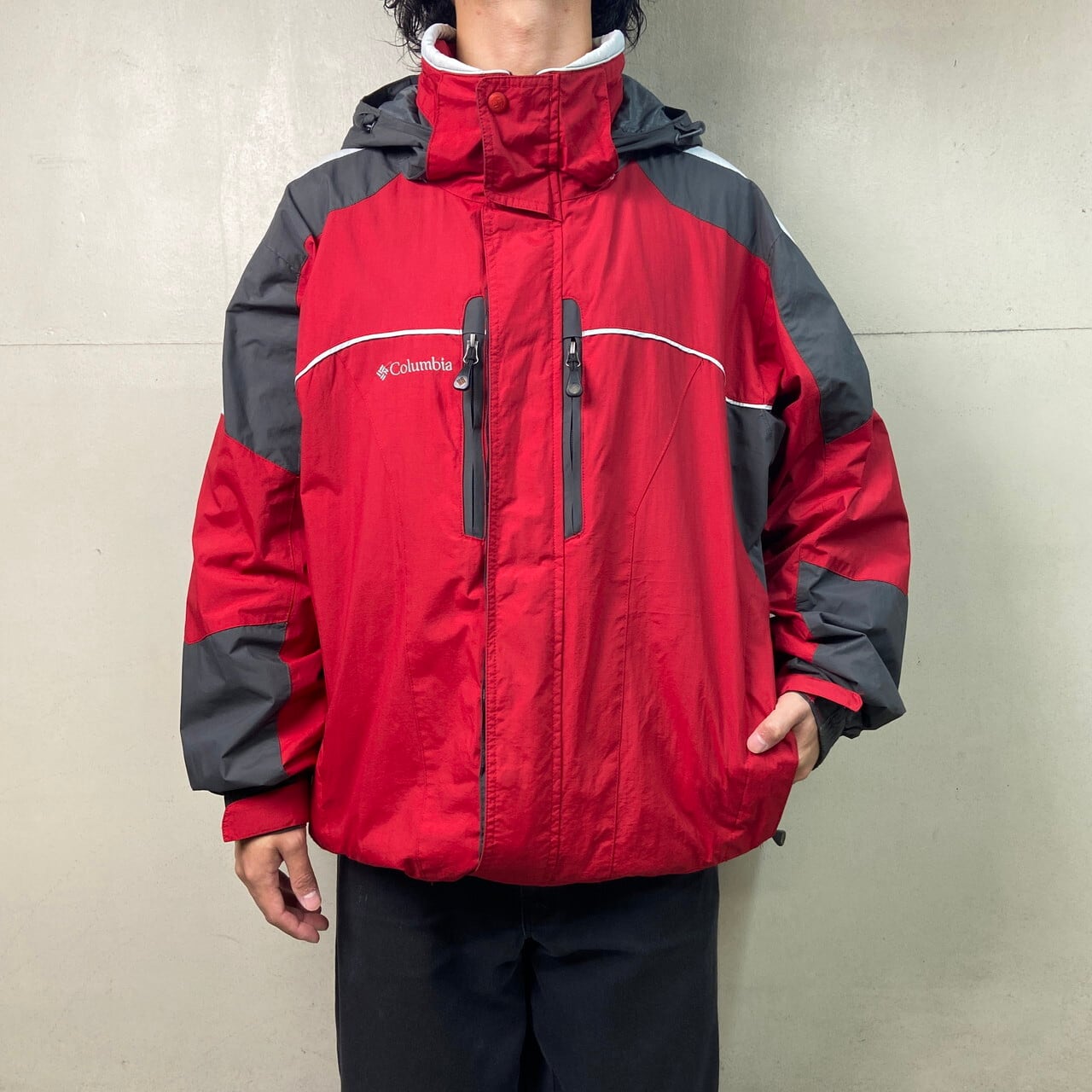 00年代 Columbia コロンビア マウンテンパーカー メンズL 古着 00s Y2K