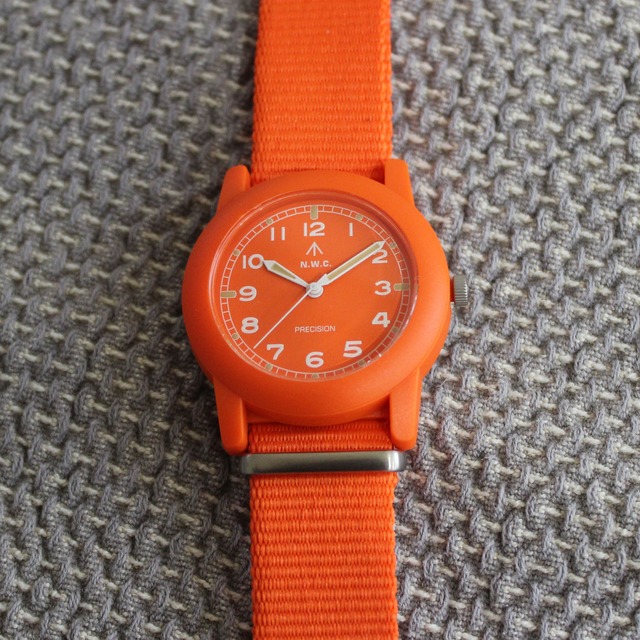 NAVAL MILITARY WATCH Mil.-08Ca Camper TYPE Orange オレンジ