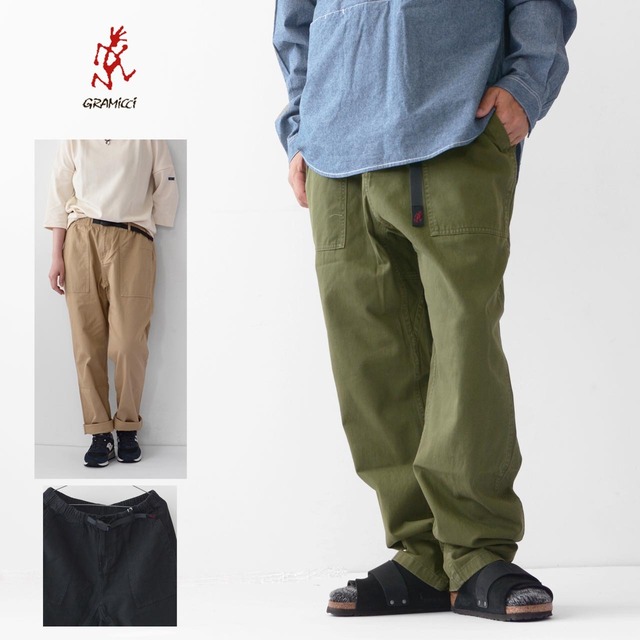 GRAMICCI [グラミチ] LOOSE TAPERED RIDGE PANT [G114-OGT] ルーズテーパードリッジパンツ・コットンパンツ・綿パンツ・カジュアル・アウトドア・キャンプ・MEN'S / LADY'S [2023AW]