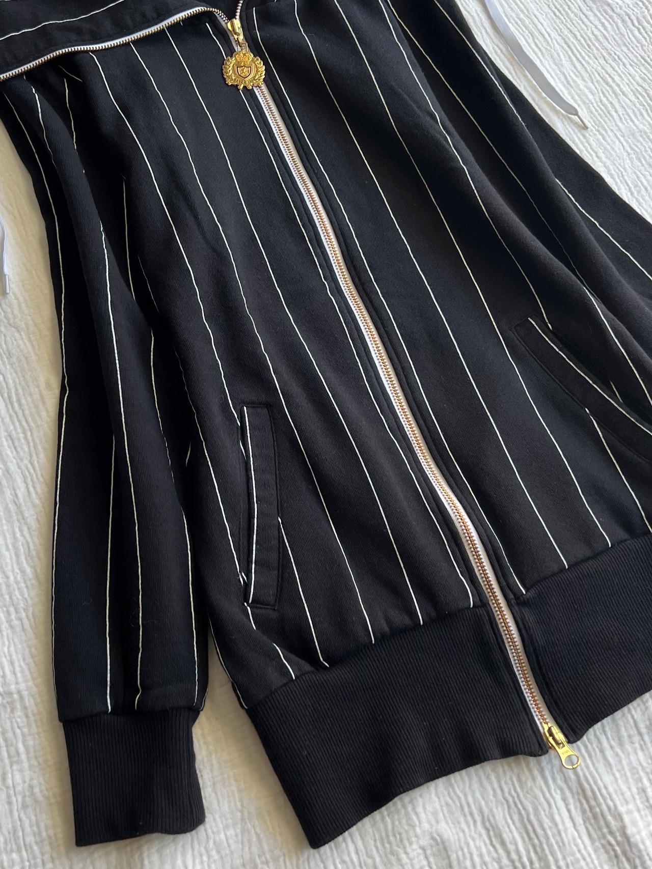 "LB-03" Stripe Sailor Zip Sweat