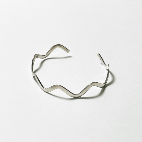 925 Silver Modernist Cuff Bracelet