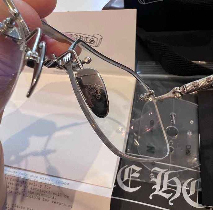 CHROME HEARTS クロムハーツ MY DIXADRYLL クリア メガネ 眼鏡 クロムハーツ メガネ FILLED CHROME HEARTS クロムハーツ MY