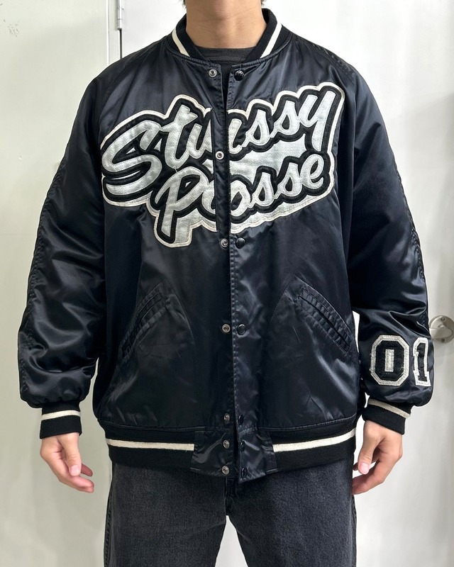 00’s old stussy Nylon Jacket “stussy posse” “Shinjyuku Chapt Edition” “新宿チャプト限定”【Roots店】
