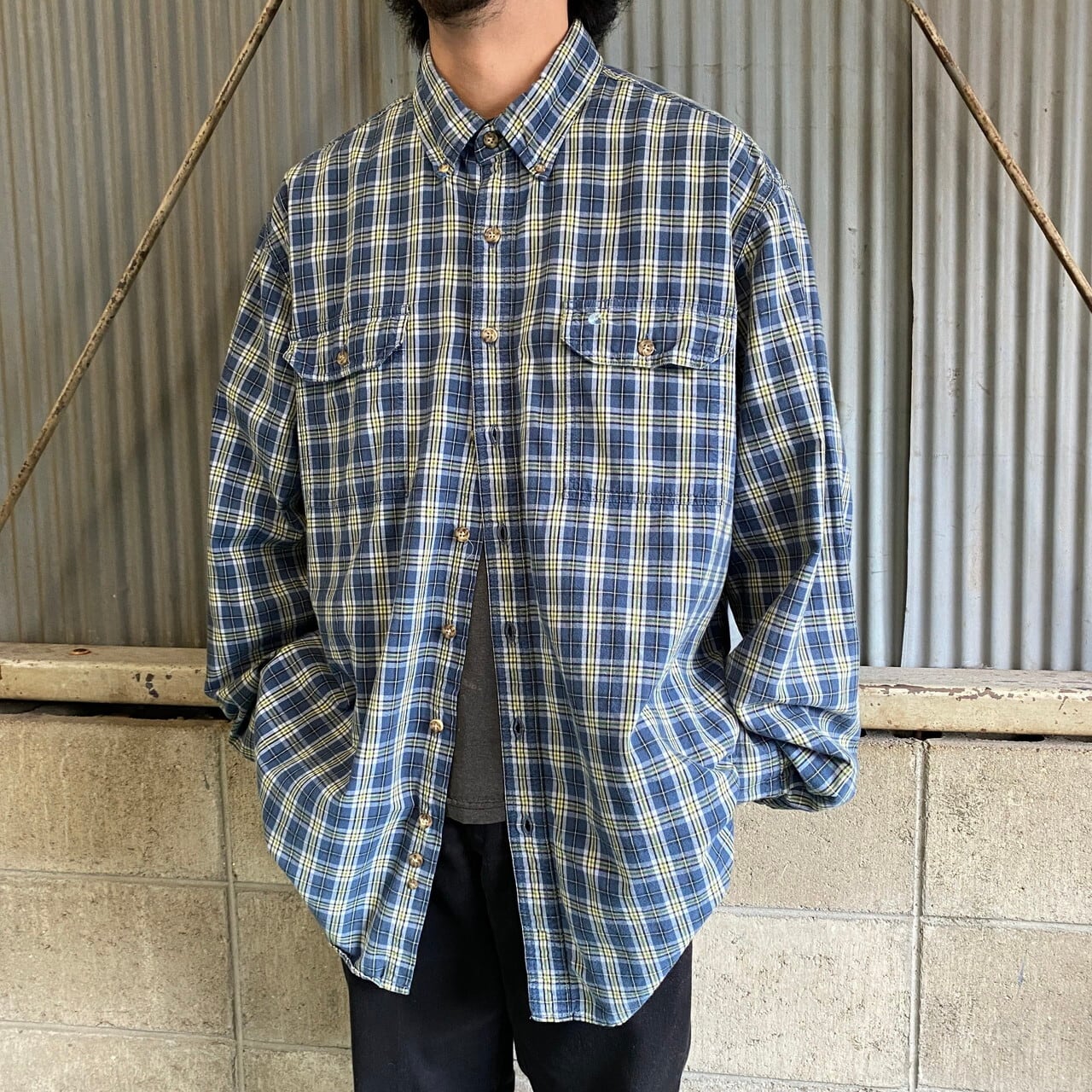 《人気》carhartt カーハート　長袖シャツ　チェック柄☆3L