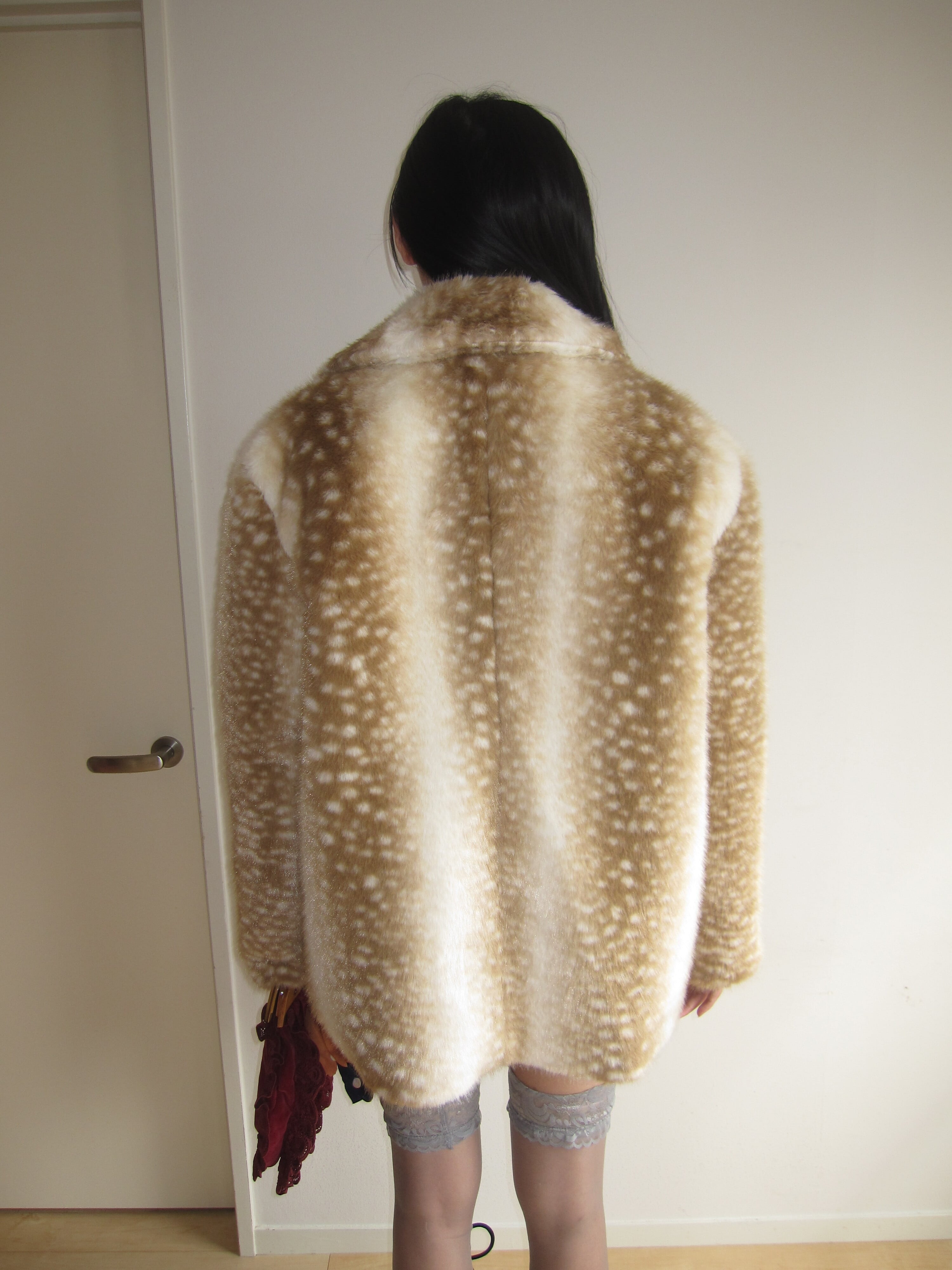Bambi Fur Jacket beige | Pay ID