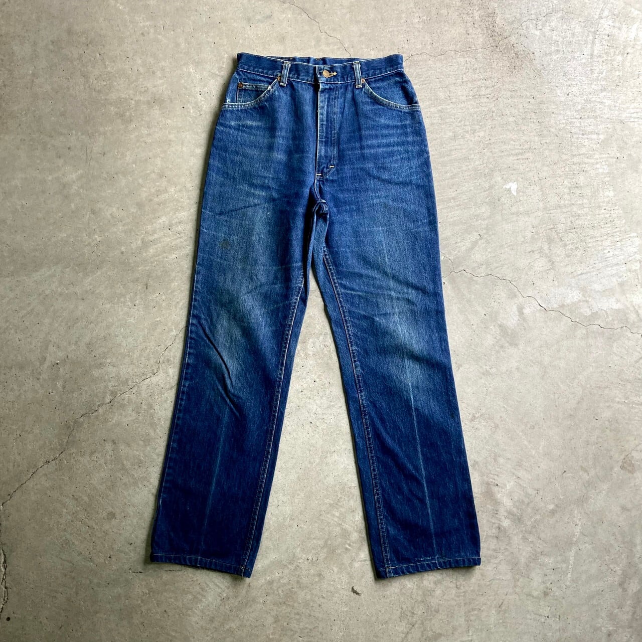 股下約82㎝70s~80s Lee Riders Denim PantsVintageUSA - デニム/ジーンズ