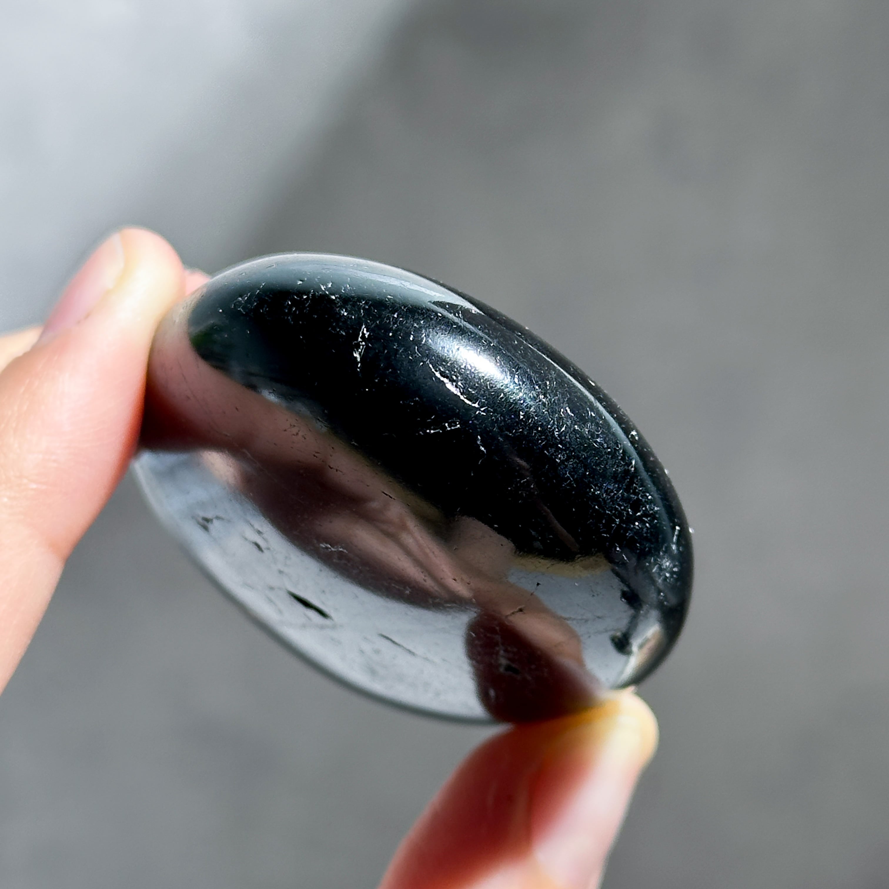 ブラックトルマリン パームストーン47◇ Black Tourmaline ◇天然石