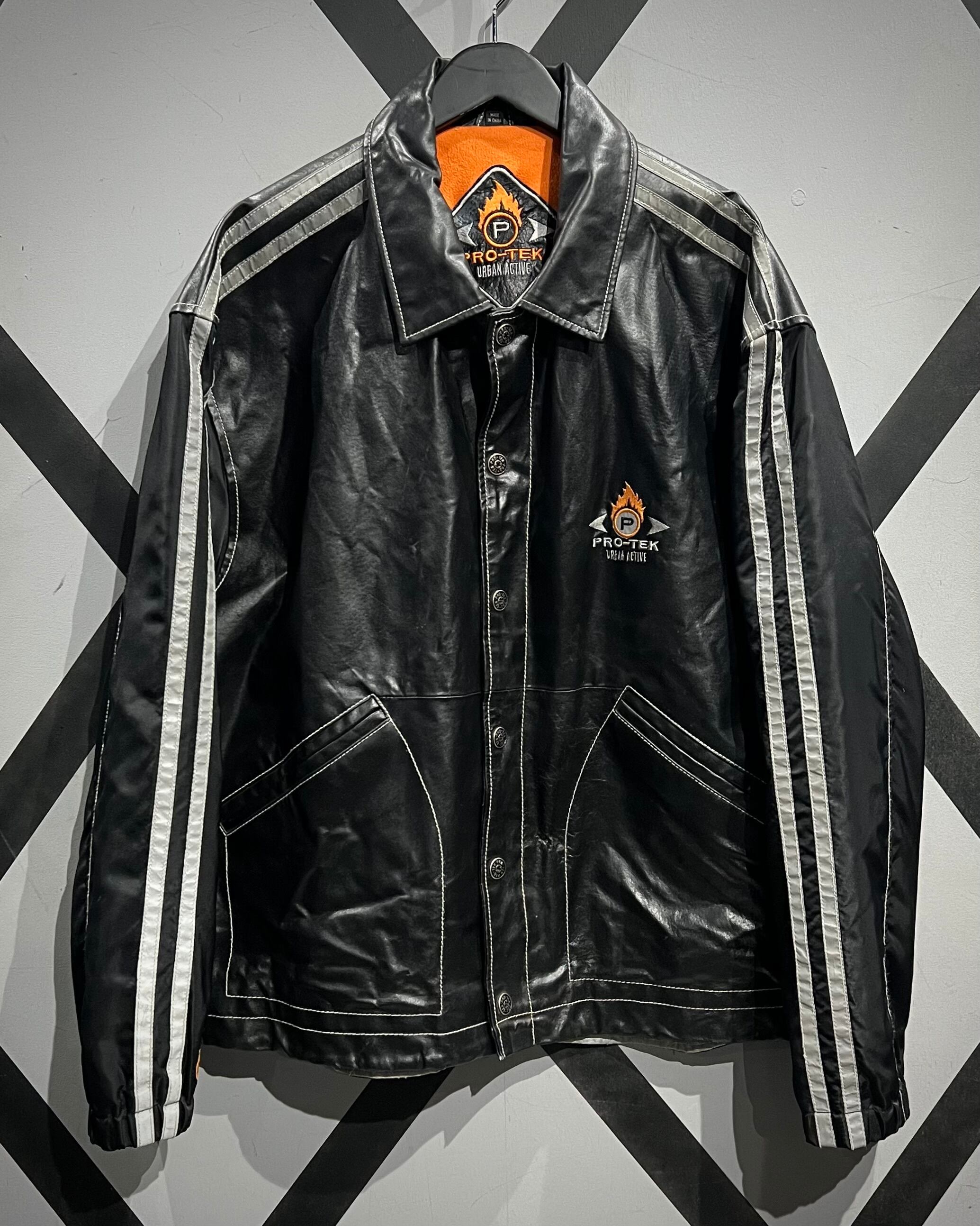 vintage nylon switching riders jacket 【公式通販】