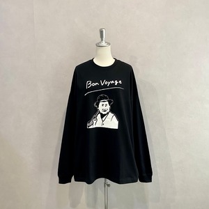 「Bon Voyage」ビッグシルエットロングスリーブTシャツ【Yuki Horimoto】