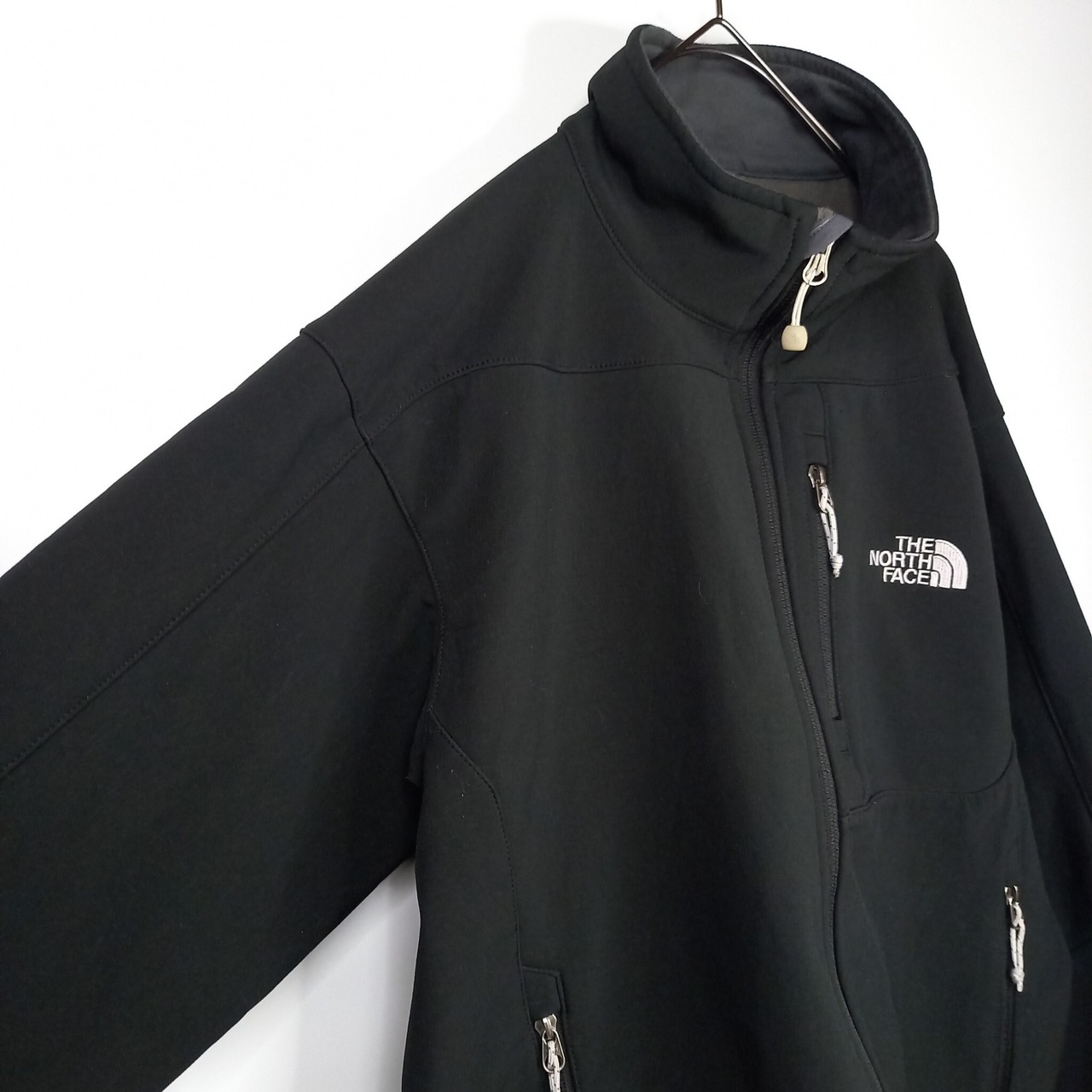 ノースフェイス　フルジップ　ソフトシェル　ジャケット　フリース　裏起毛　シンチラ