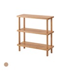 ストレージ オープンシェルフ3D 幅80×奥行30×高さ82cm リビング収納