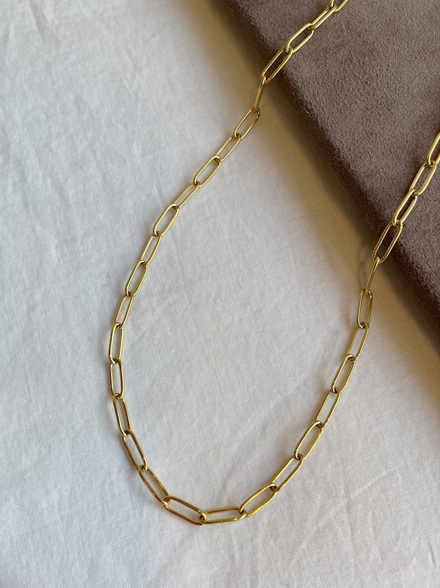 MERAKI /  Brass Chain Necklace (Gold)