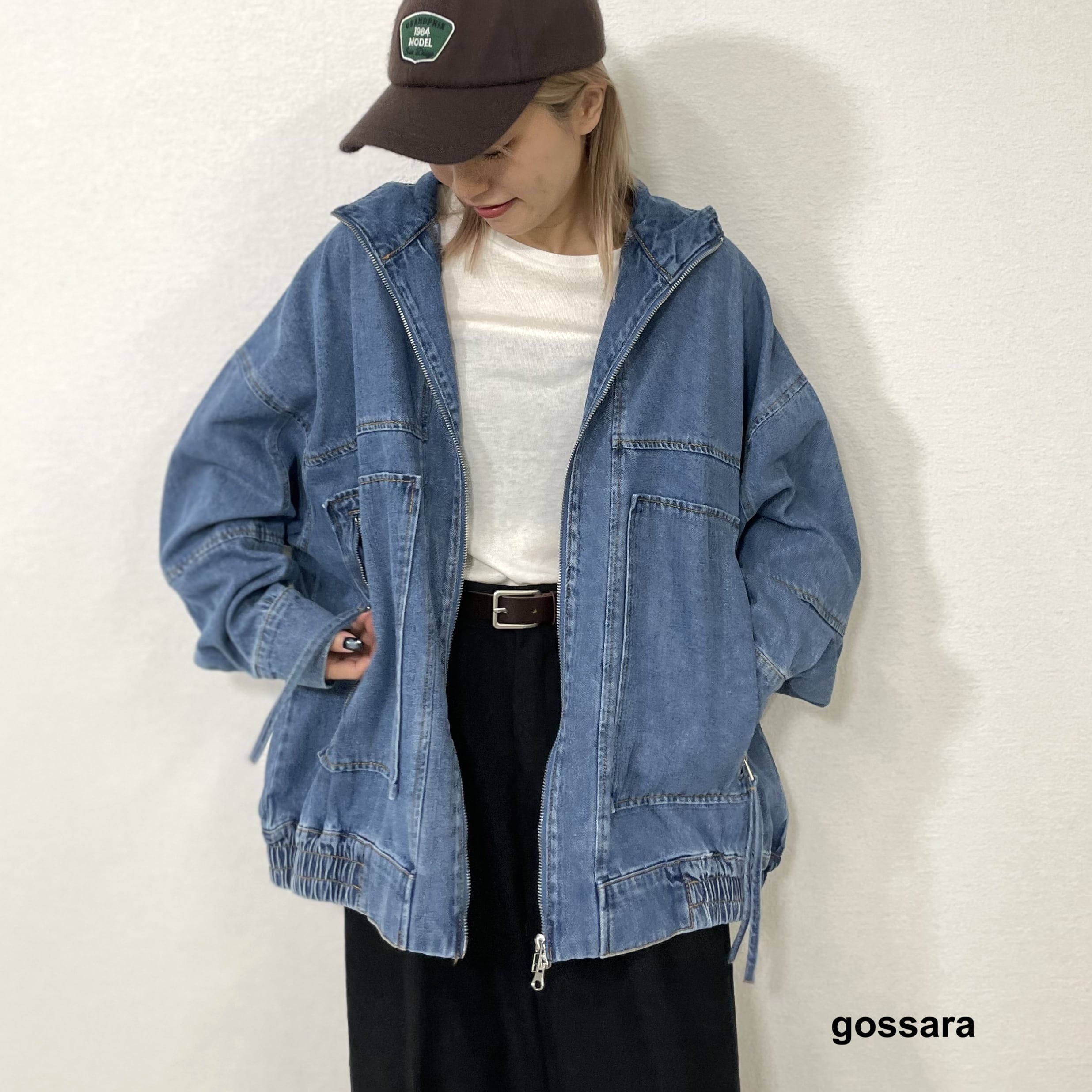 デニムスタンドブルゾンB 5153250 (0902)