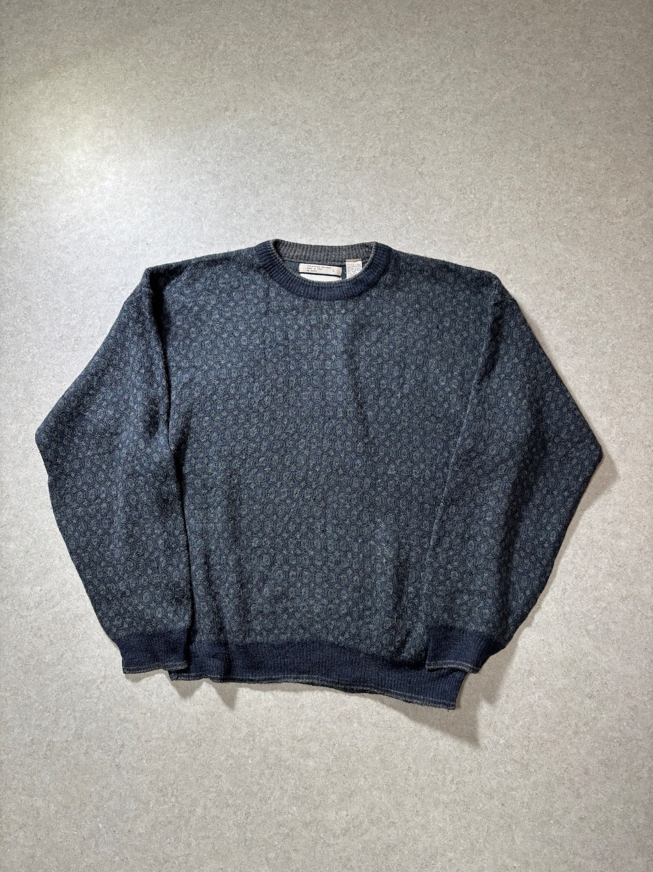 made in Italy acrylic-wool knit