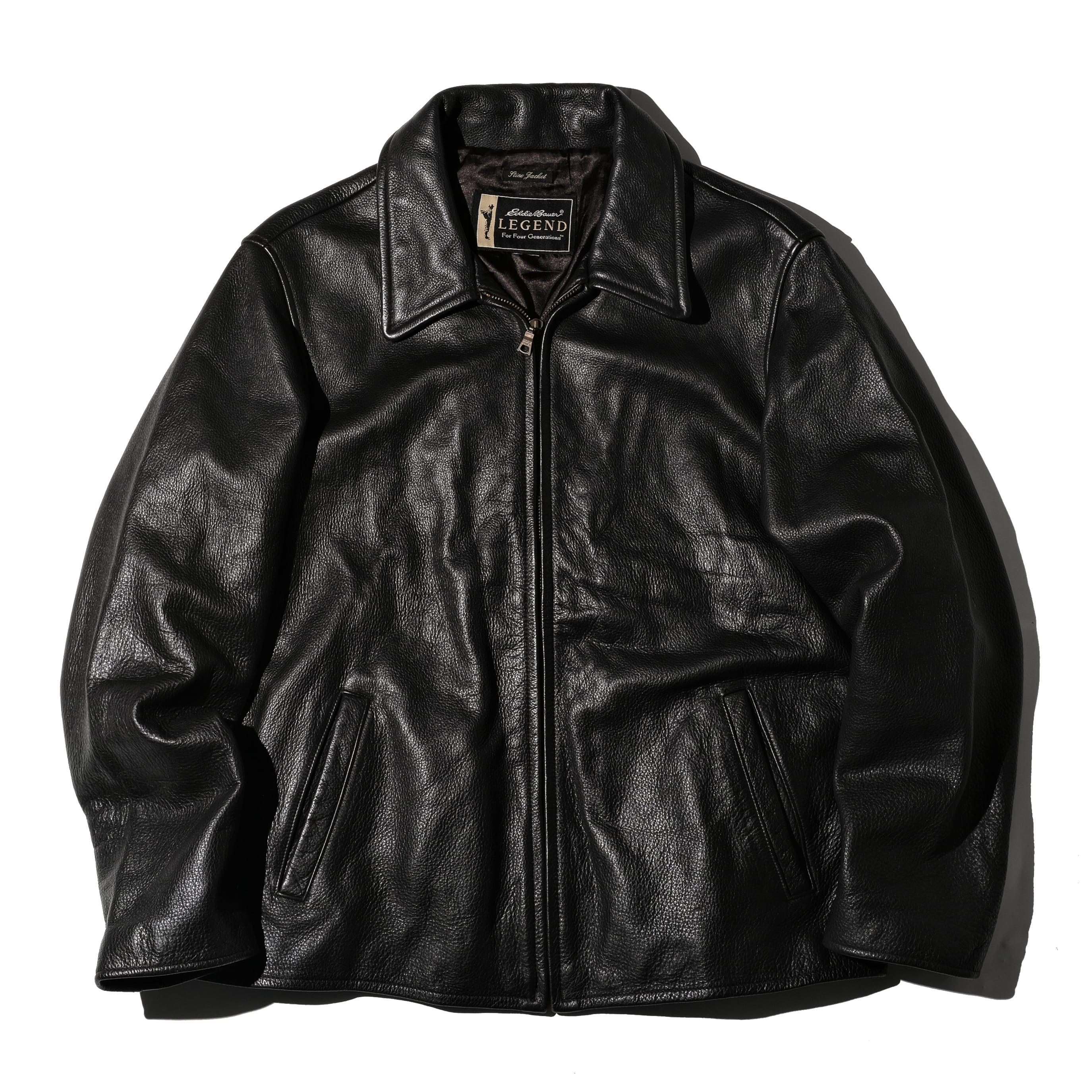 ○90s Eddie Bauer エディバウアー 黒タグ 聞き惚れ 上質 レザー ○90s Eddie Bauer エディバウアー 黒タグ 聞き惚れ 上質 レザー