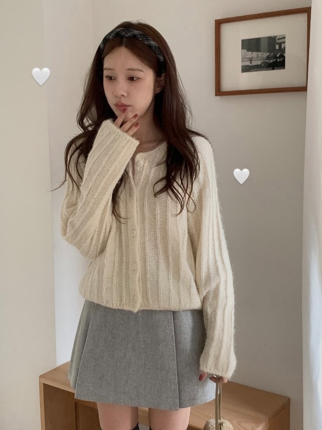 (予約) miel / Felly cardigan 3color