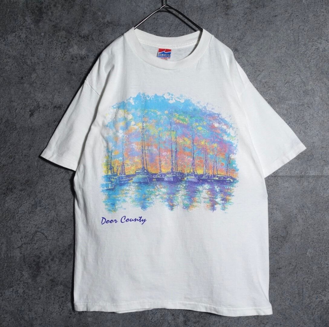 90s Landscape painting Art T-shirt