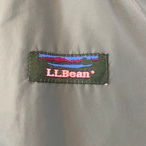 【L.L.Bean】70s 80s USA製 ウォームアップジャケット 柄 フリース ワンポイント 刺繍ロゴ ブルゾン アメリカ古着