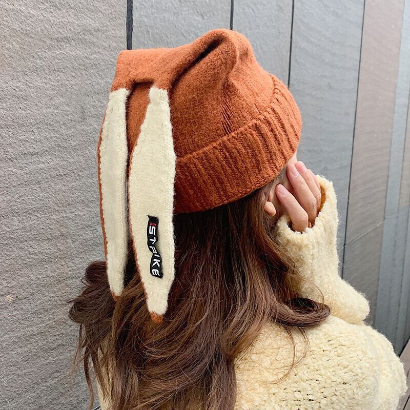 ニットオータムウィンターウール 帽子 大人ガーリー スウィート キュート カジュアル 秋物 冬物 ブラック・アイド・ピーズ60866456910