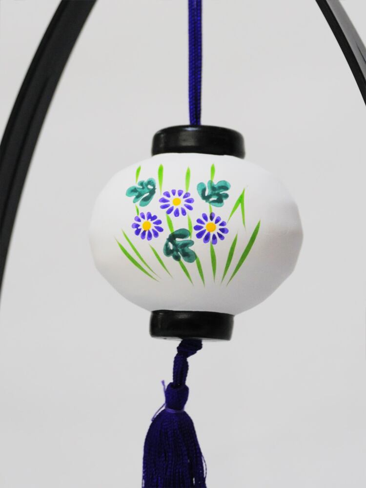 瀬戸焼菊盆提灯 精霊揃え 精霊馬／精霊牛／お盆セット／玄関飾り／盆