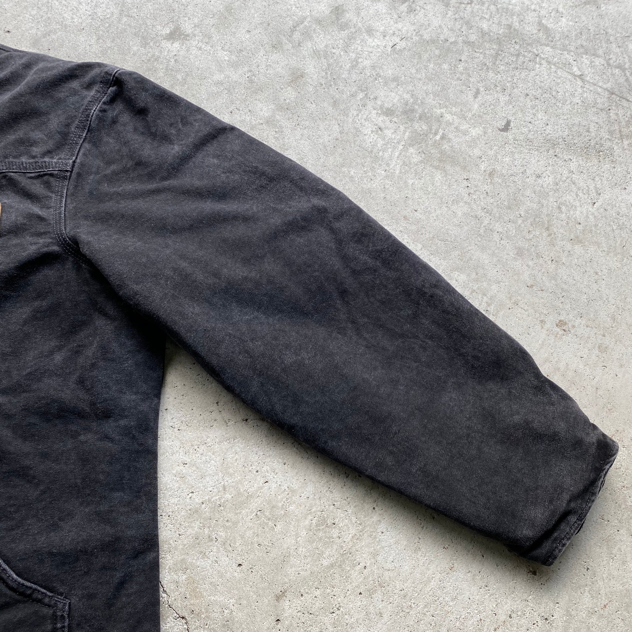 90s Quiksilver ダッグワークジャケット ボアライナー Carhartt カーハート ダック地 ボアライナー フルスウィングアーム
