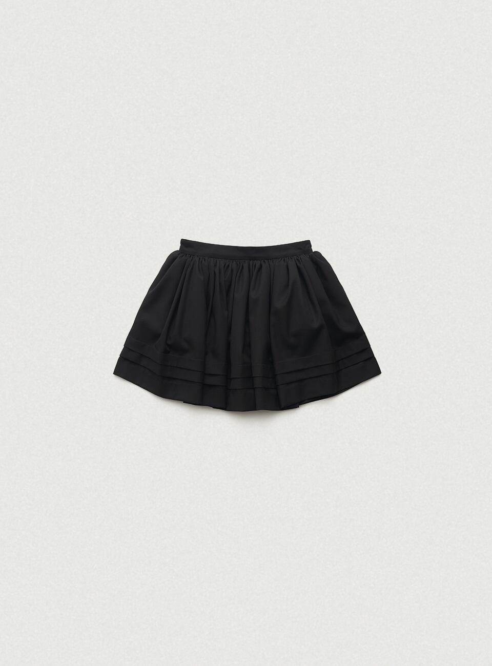 THE BARNNET / Black Pleats Mini Skirt 【公式通販】 