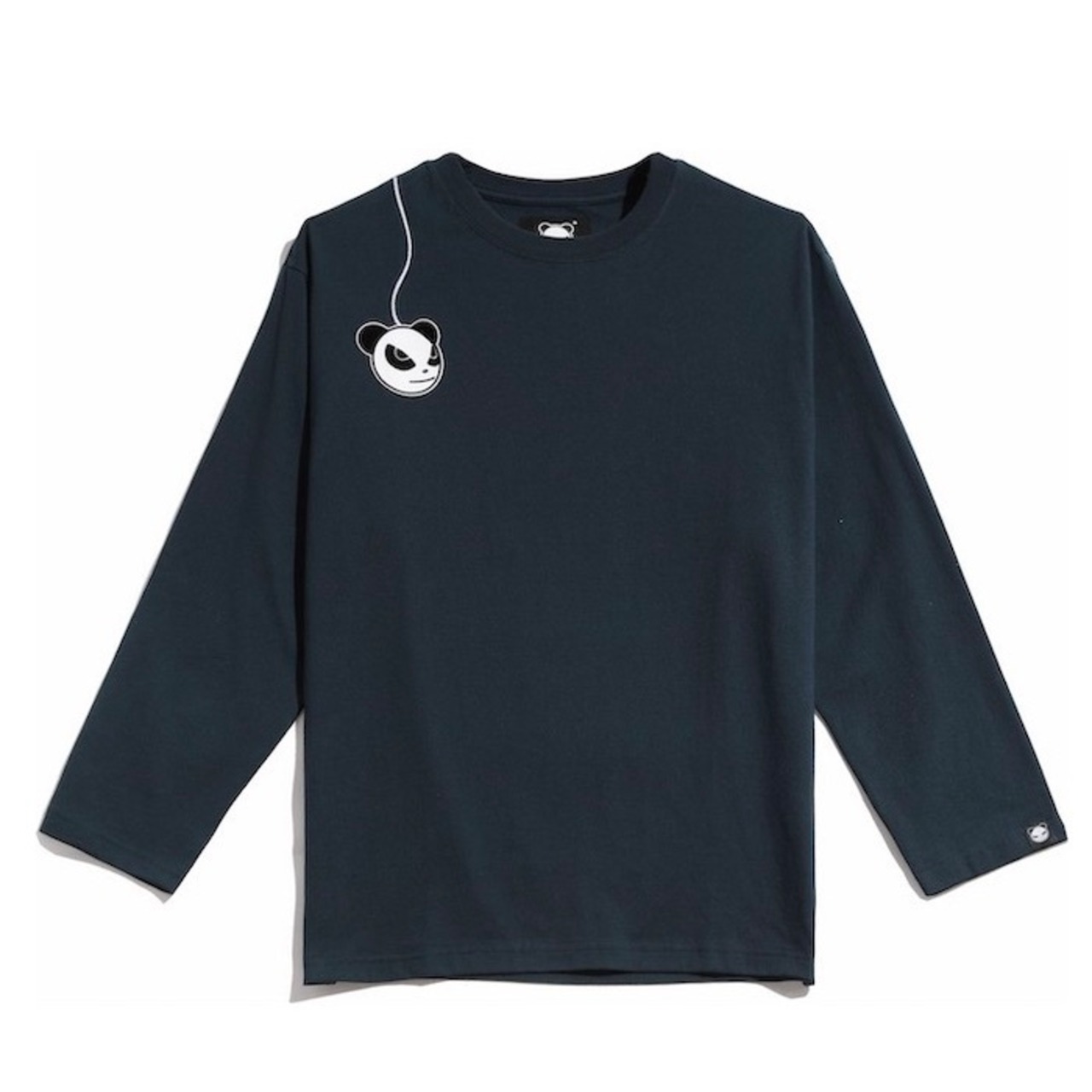 【HIPANDA ハイパンダ】男女兼用 プリント ロンT  UNISEX  PRINT LONG-SLEEVED T-SHIRT / NAVY・WHITE・GRAY