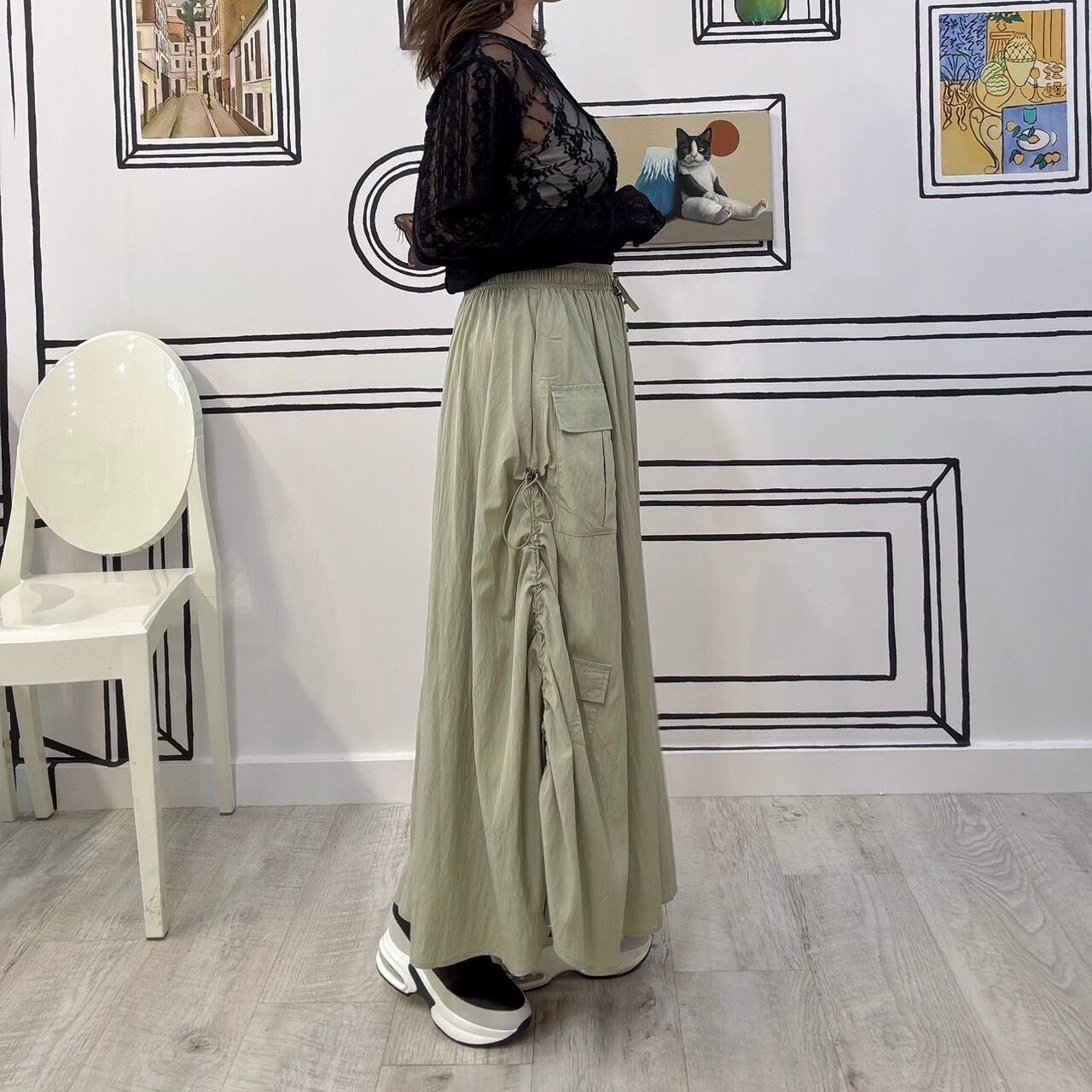 サイドドロストカーゴスカート