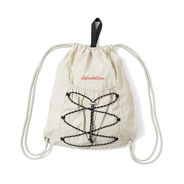 APD BUNGEE CORD KNAPSACK / BEIGE