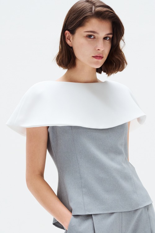 CAPE TWILL TOP GREY