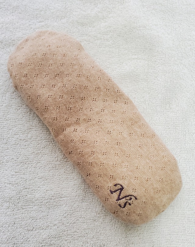 【ごゆるりと】小豆のアイピロー|原綿レーシー|(NOCオーガニック認証綿使用)アイマスク