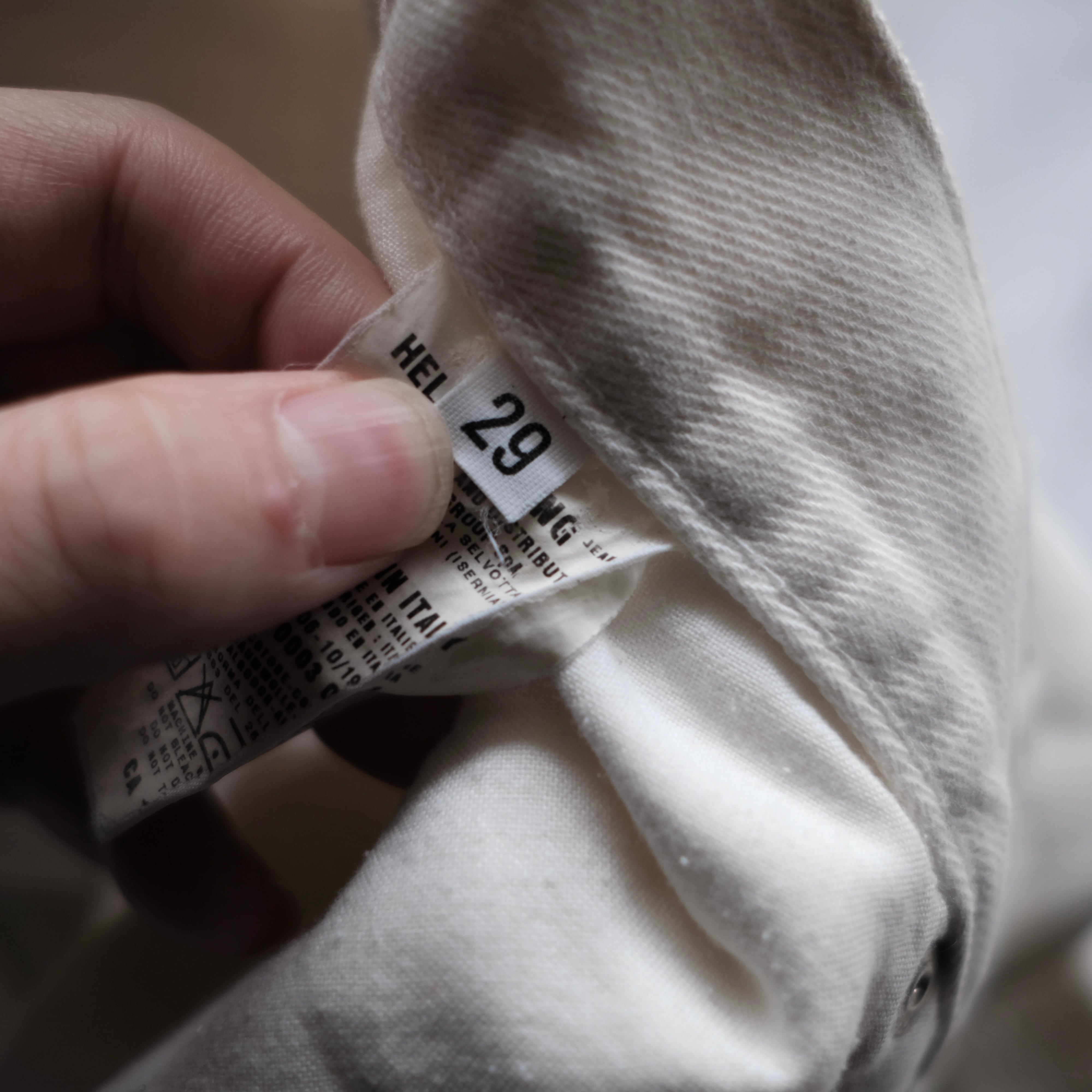 90s HELMUT LANG 本人期 PAINT DENIM PANTS | safarionline