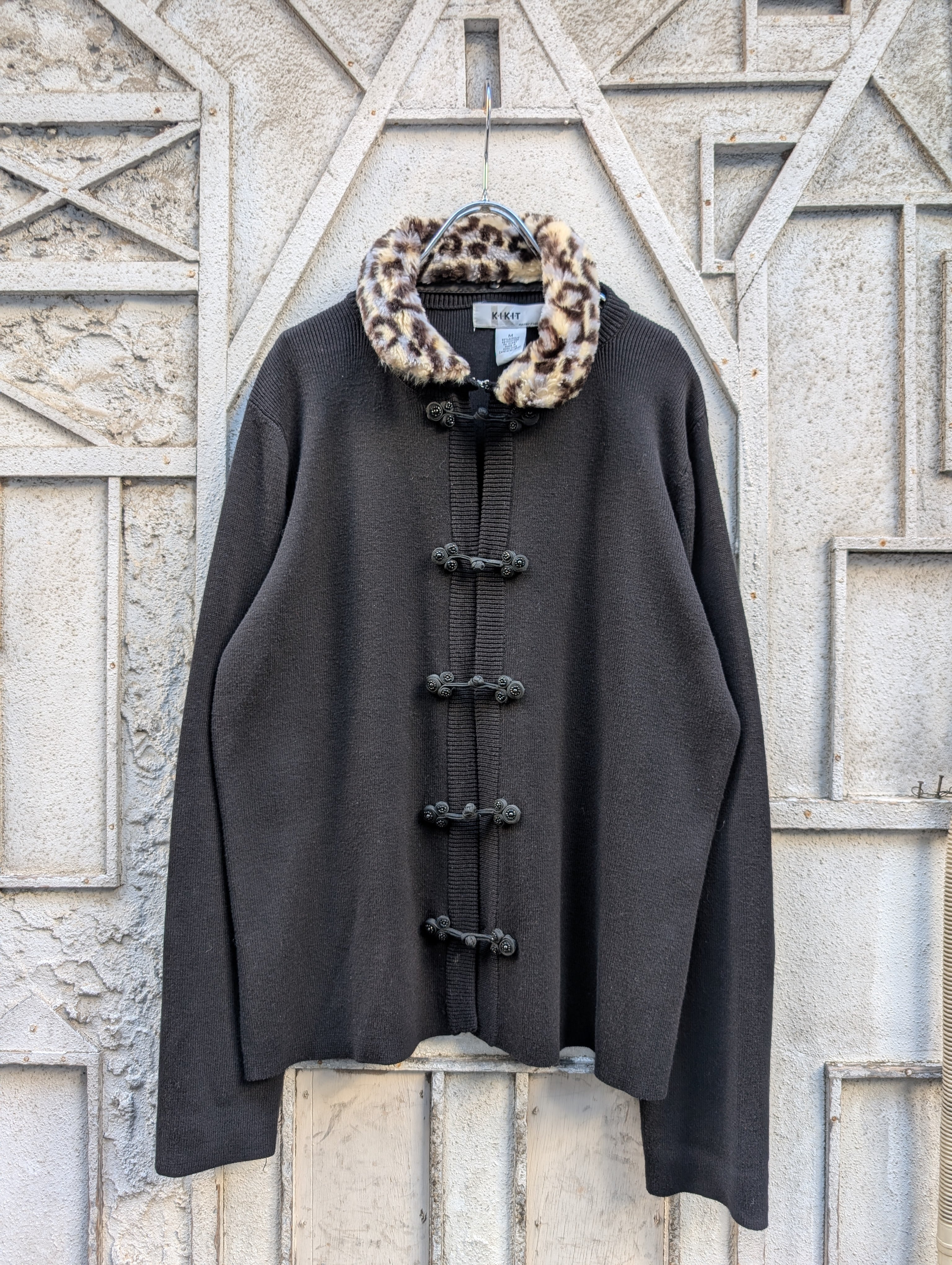 "KIKIT" fur design china jacket