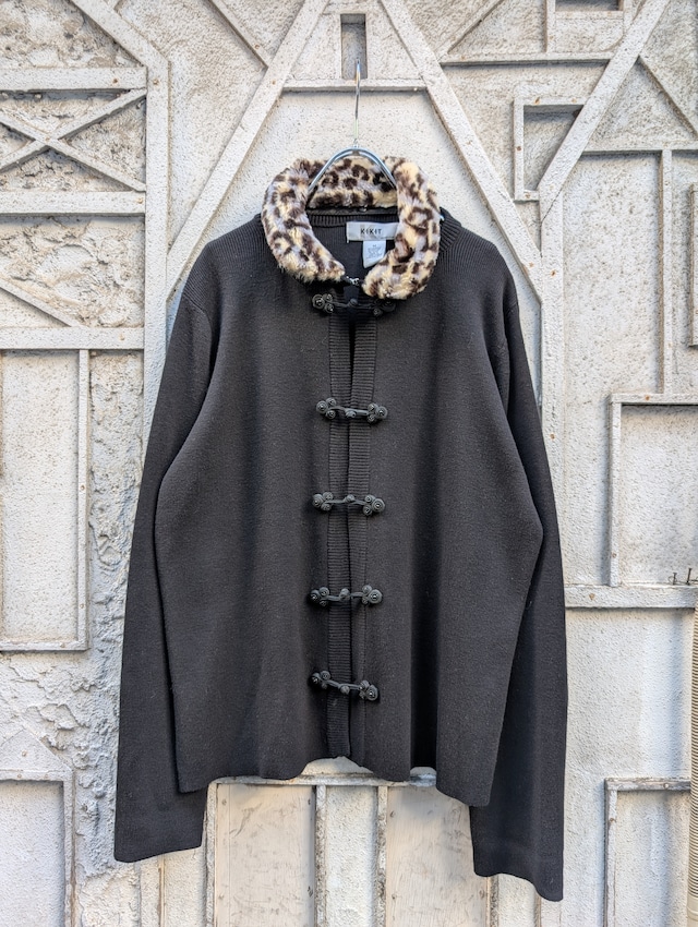 "KIKIT" fur design china jacket
