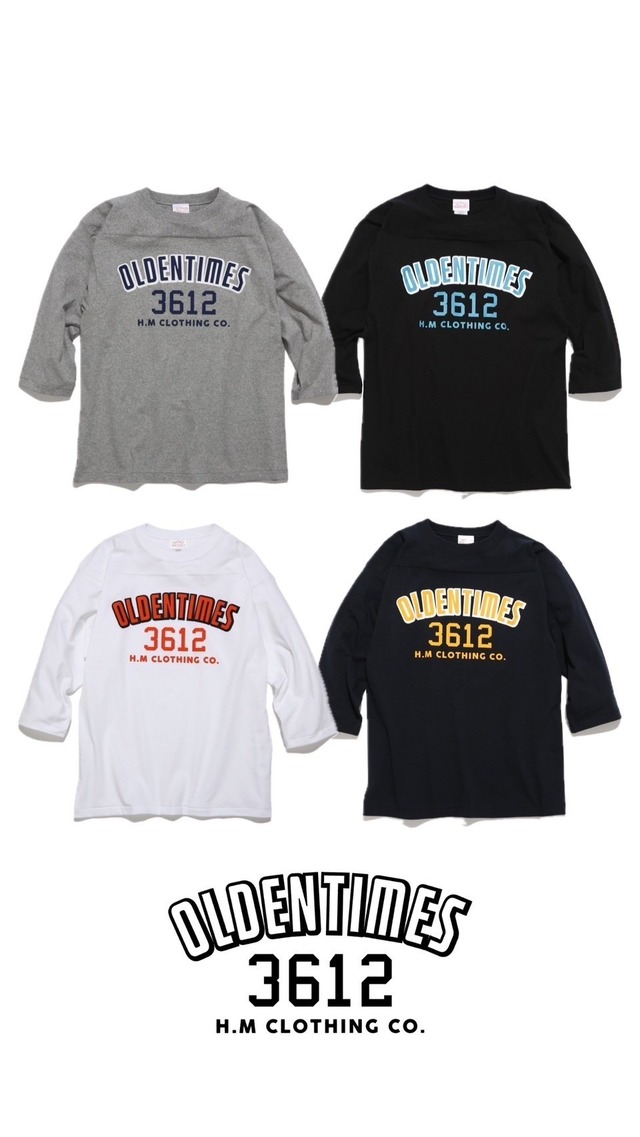 【新作/3色展開】SQUARE SOLID L/S TEE