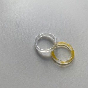 Clear slim ring
