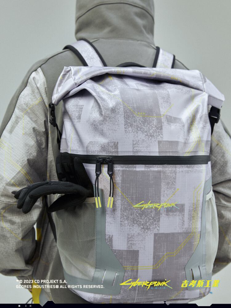 Gcores Industries x Cyberpunk 2077 Backpack GRAY | SOMSOC GALLERY