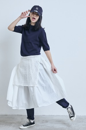 g_604  RACE WITH APRON GATHER SKIRT