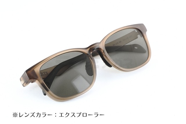 【選べる12色カラー】 RARTS コスパ最強 偏光サングラス BLAZE RS-105 BR マットクリアブラウン 51サイズ 釣り フィッシング 日本製レンズ 伊藤光学 正規品-5枚目