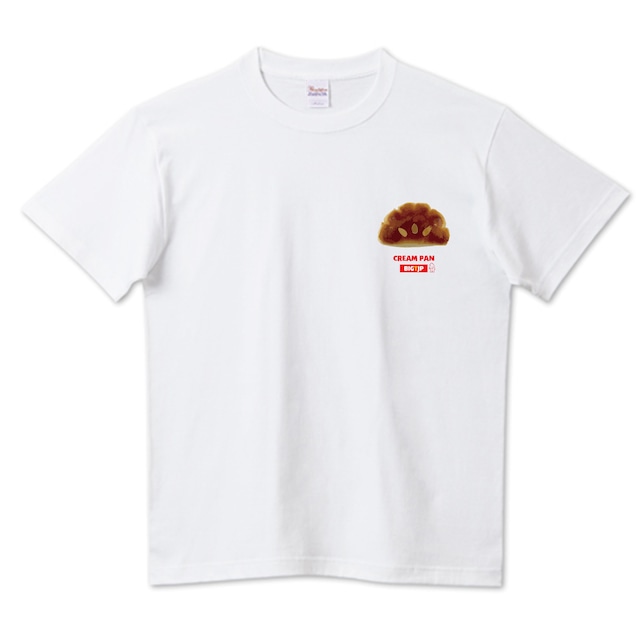 新作！＜7XLまで＞クリームパンワンポイント TシャツーNIPPON NO GOHAN シリーズ第２弾！