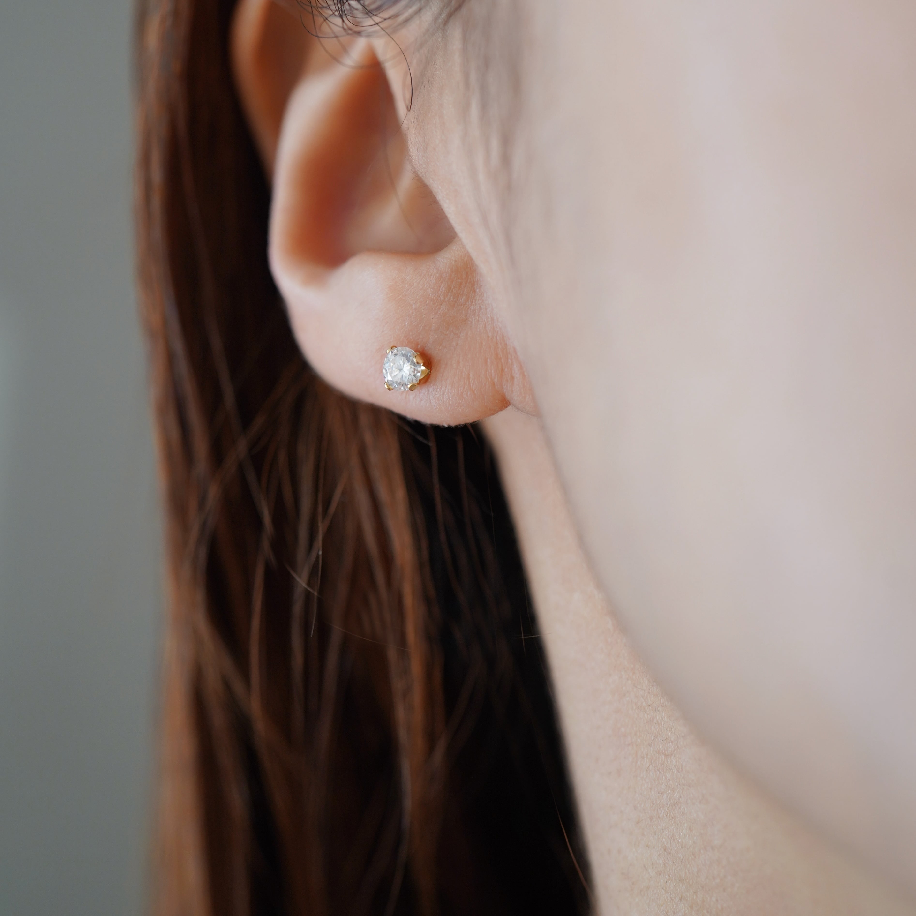 14kgf モアサナイトピアス4