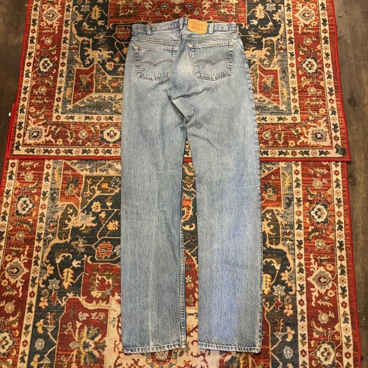 80s USA製 Levi's 501 ハチマル 後期 デニムパンツ W33 L36 W80cm