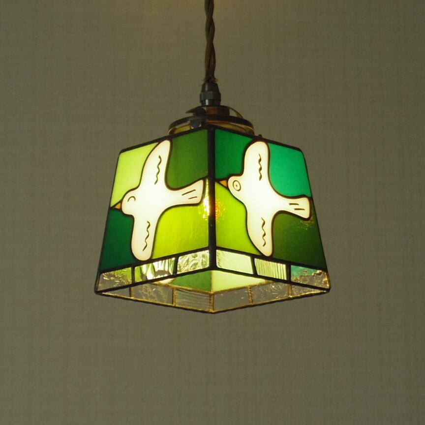 ペンダントランプ「 森林浴だよ！鳥さんランプ」 | naranja