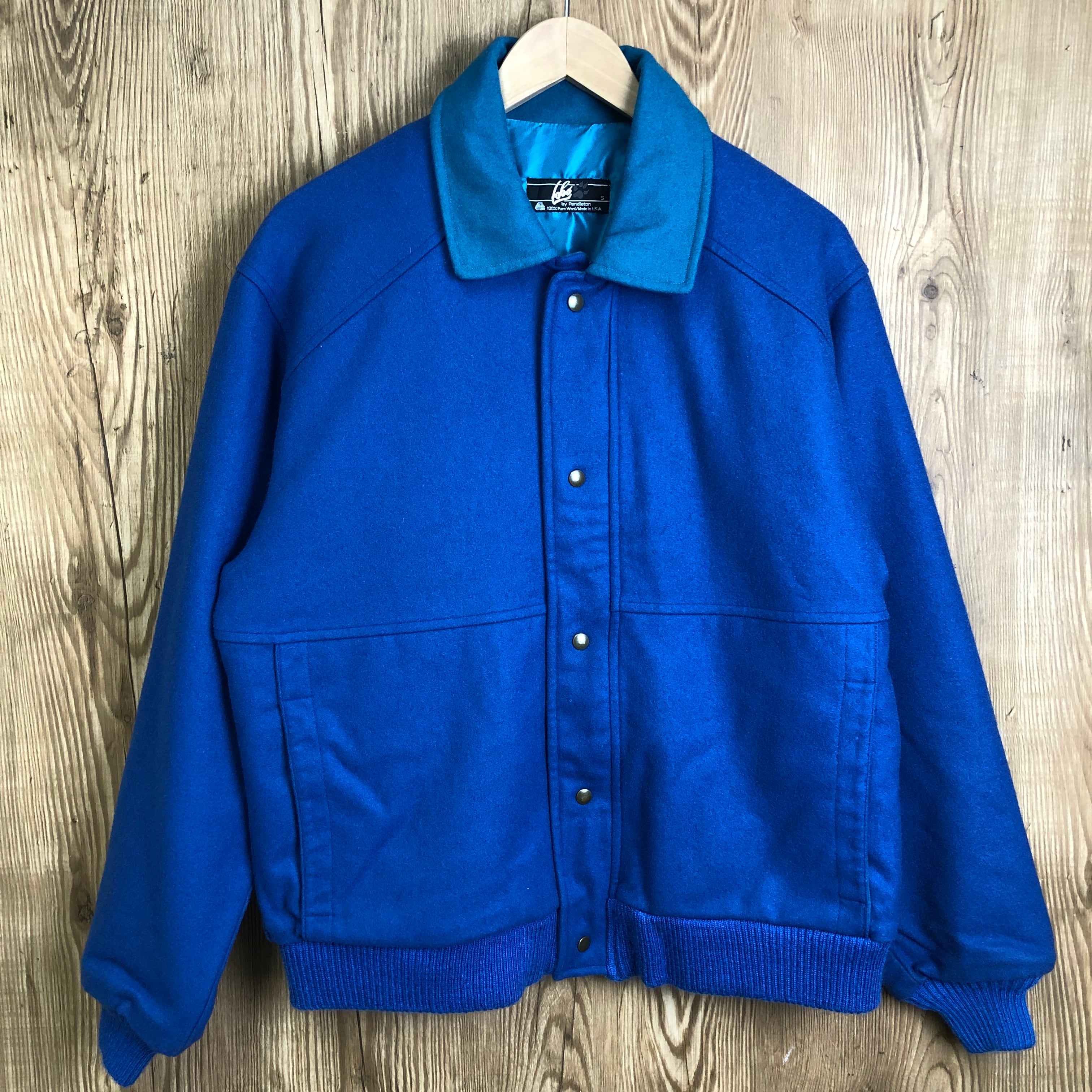 40年代 Adolphe Lafont Vポケ ブルーモールスキン ユーロワーク