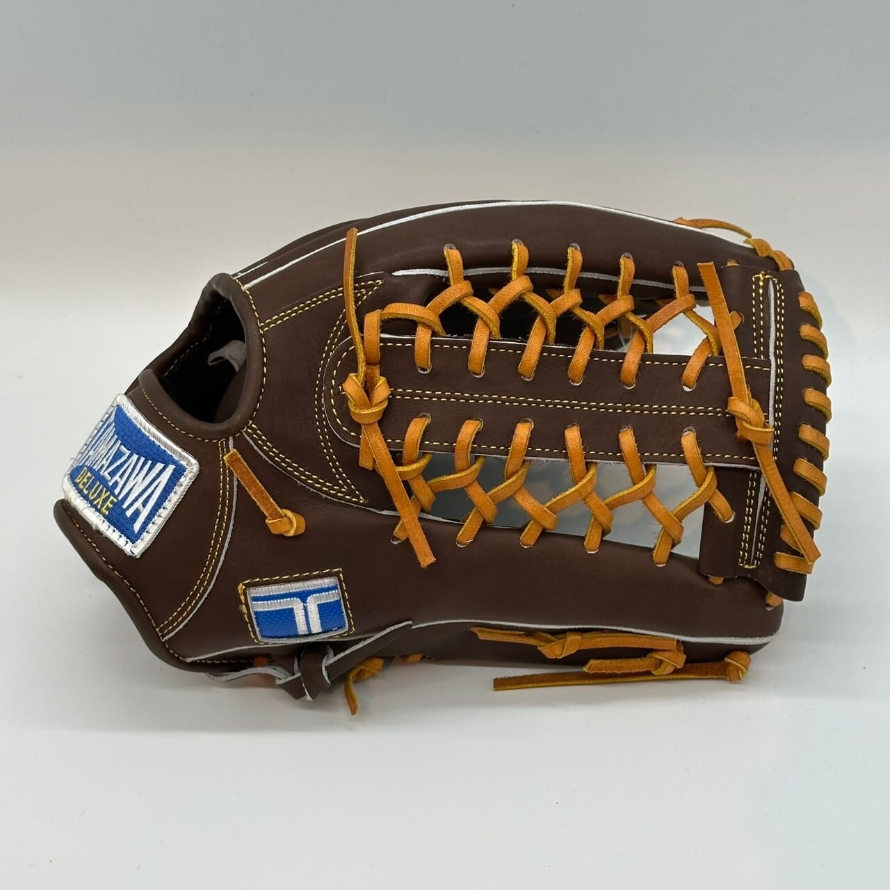 【軟式】玉澤 外野グローブ ADVENTURE 918AD(本体:ショコラブラウン 紐:タン)タマザワ_04